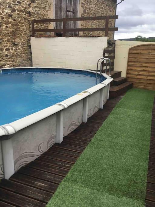Lovely French Farmhouse With Private Swimming Pool Bourganeuf ภายนอก รูปภาพ